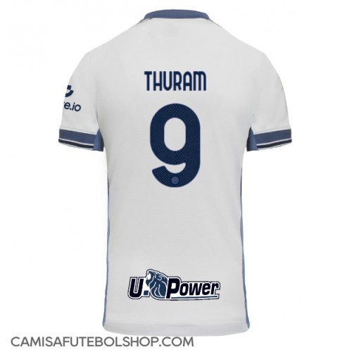 Camisa de time de futebol Inter Milan Marcus Thuram #9 Replicas 2º Equipamento 2024-25 Manga Curta